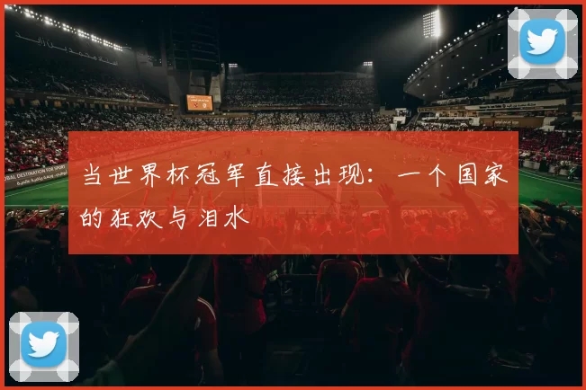 当世界杯冠军直接出现:一个国家的狂欢与泪水